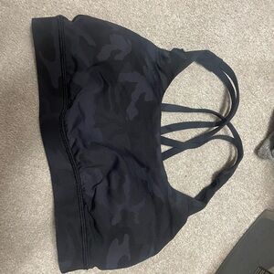 Energy bra Lululemon: Black Camouflage Sports Bra